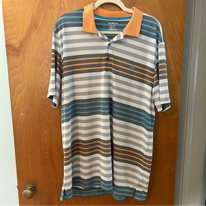 ⭐️ Izod multicolored striped golf shirt